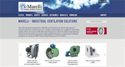 Desktop Screenshot of marelli.be